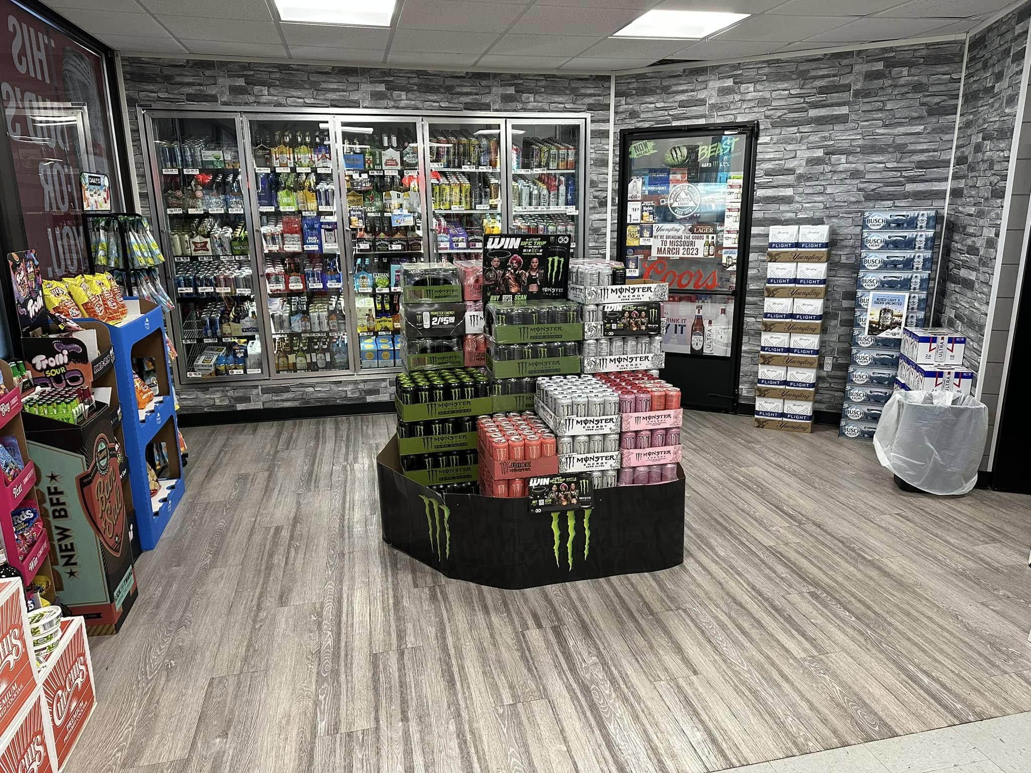 Inside the remodeled store